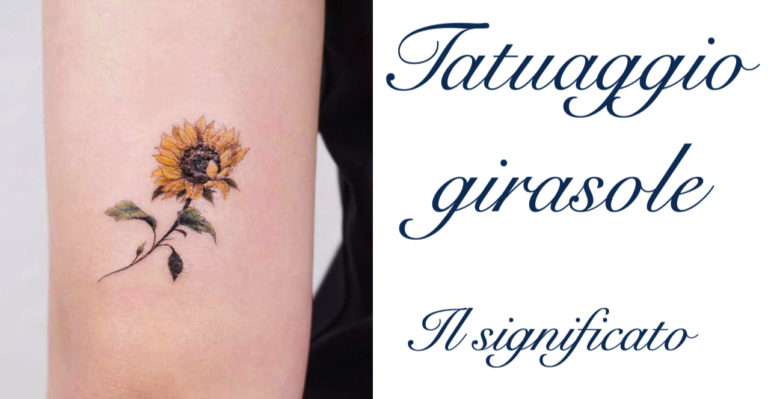 Tatuaggio Girasole Significato Idee Foto Parti Del Corpo